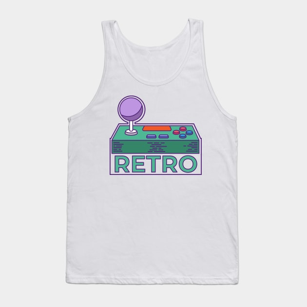 Retro Gamer Tank Top by Dojaja